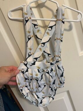 kate quinn Light Blue Puffin Suspender Bubble Bloomer